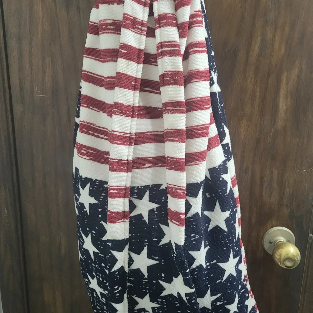 Maurices American Flag Beach Bag/backpack.th